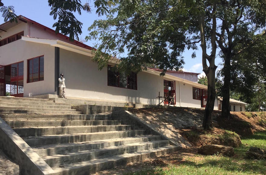 The new synagogue in Nabagoye, Uganda (Courtesy of Be'chol Lashon)