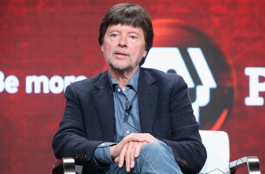 Ken Burns speaking during a 'Defying the Nazis: The Sharps' War' panel discussion at the PBS portion of the 2016 Television Critics Association Summer Tour at The Beverly Hilton Hotel, July 28, 2016. (Frederick M. Brown/Getty Images)