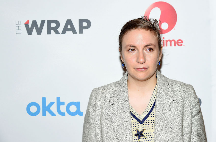 Lena Dunham attending The Wrap Power Women Breakfast in New York City, June 9, 2016. (Ben Gabbe/Getty Images)