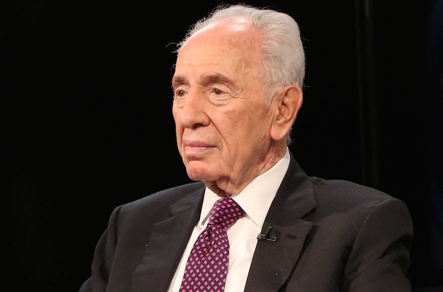 Shimon Peres in New York City, Oct. 24, 2014 (Taylor Hill/Getty Images)