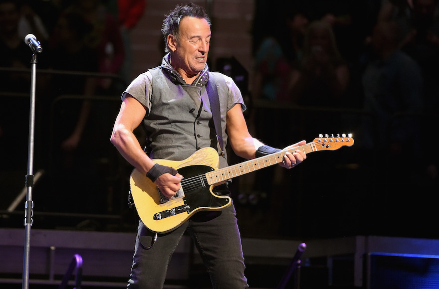 Bruce Springsteen performing onstage at Madison Square Garden in New York City, March 28, 2016. (Jamie McCarthy/Getty Images)