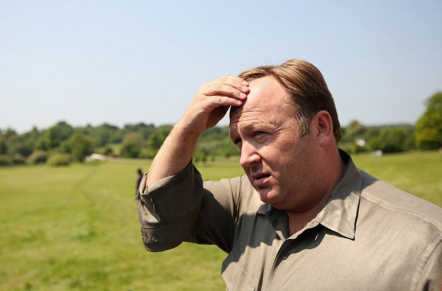 Alex Jones in Watford, England, June 6, 2013. (Oli Scarff/Getty Images)