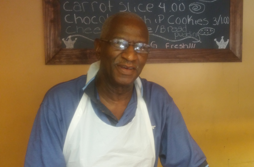 Alvin Lee Smalls, 75, has been selling rugelach in Harlem ever since he found and improved upon a recipe in a newspaper in 1964. (Ben Sales)