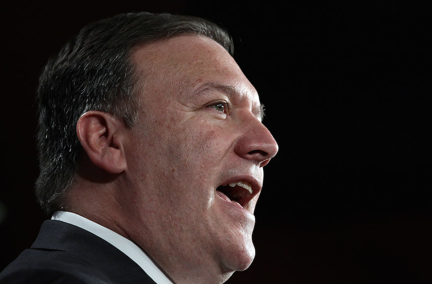 Rep. Mike Pompeo (R-KS) holding a press conference at the U.S. Capitol, in Washington, D.C., March 1, 2012 (Win McNamee/Getty Images)