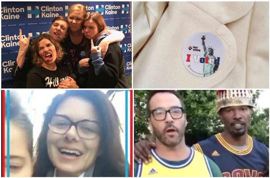 Jewish celebrities shared their feelings on social media on and before Election Day. (Instagram)