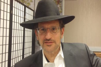 Heshy Friedman, a pro-Trump activist in the Brooklyn neighborhood of Borough Park, says Trump will be the most pro-Israel president ever. (Ben Sales) 