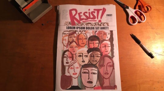 Resist comic