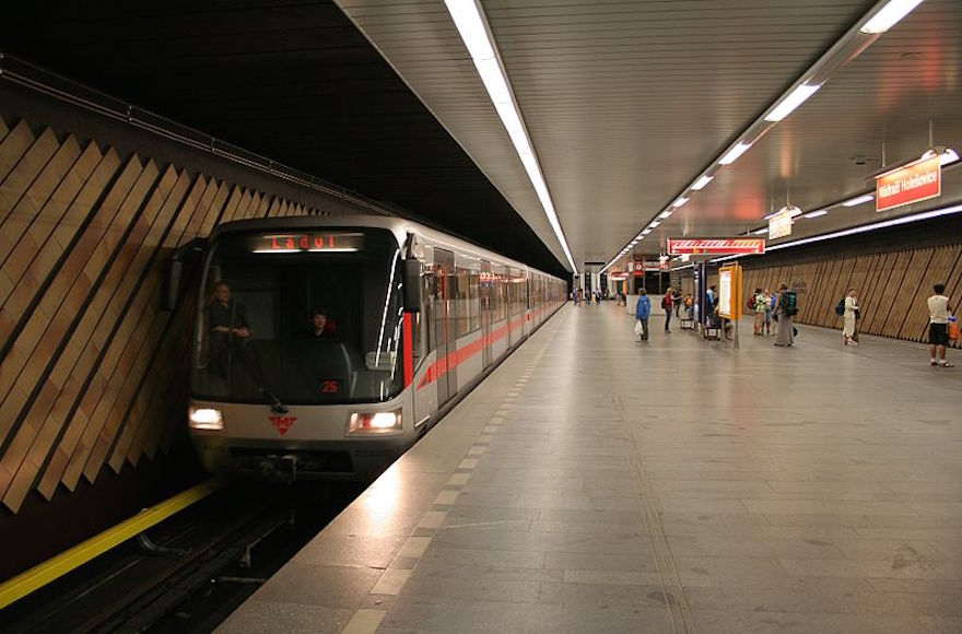 A view of a Prague metro station. (Wikimedia Commons)