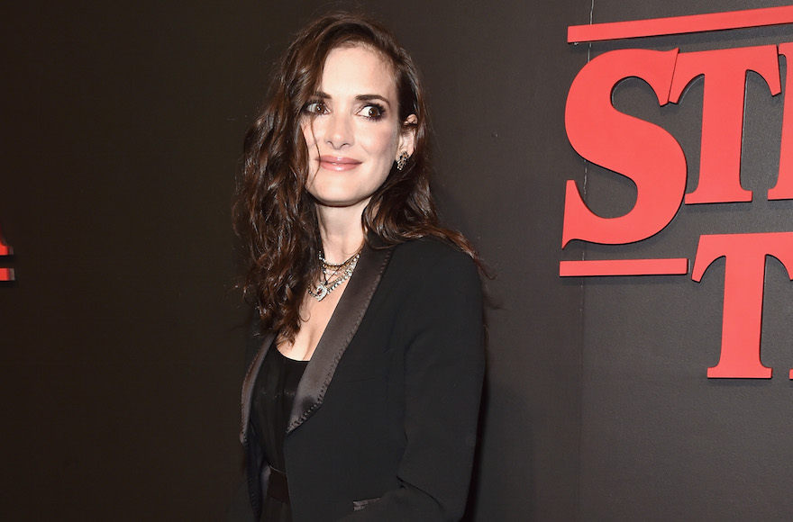 Winona Ryder attending the Premiere of Netflix's 