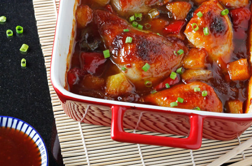 Baked sweet and sour chicken (Samantha Mattox)