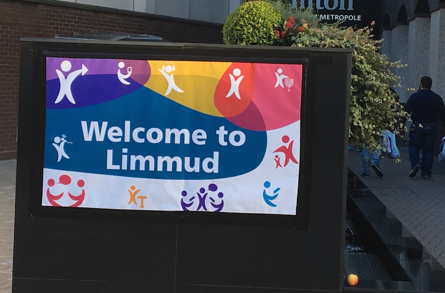 Limmud UK's annual conference, held this year in Birmingham, is the flagship of a network Jewish learning festivals held in 44 countries. (Andrew Silow-Carroll)