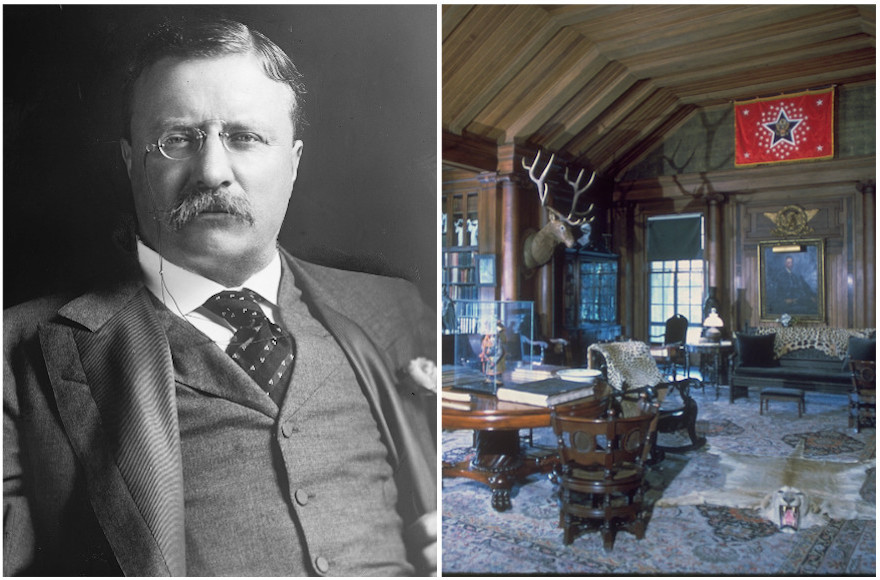 A view inside Sagamore Hill, Theodore Roosevelt's former summer home (Wikimedia Commons)