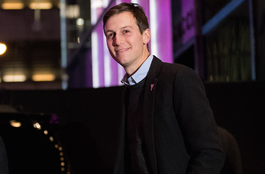 Jared Kushner exiting Trump Tower in New York City, Dec. 7, 2016. (Drew Angerer/Getty Images)