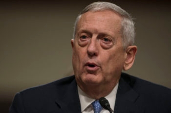 Defense Secretary nominee Gen. James Mattis speaking during his Senate Armed Services Committee confirmation hearing in the Dirksen Senate Building on Capitol Hill, Jan. 12, 2017. (Leigh Vogel/WireImage)