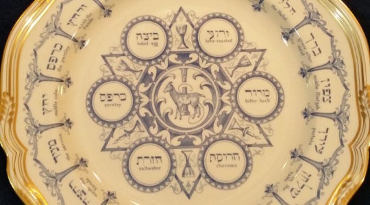 Joan Rivers' seder plate