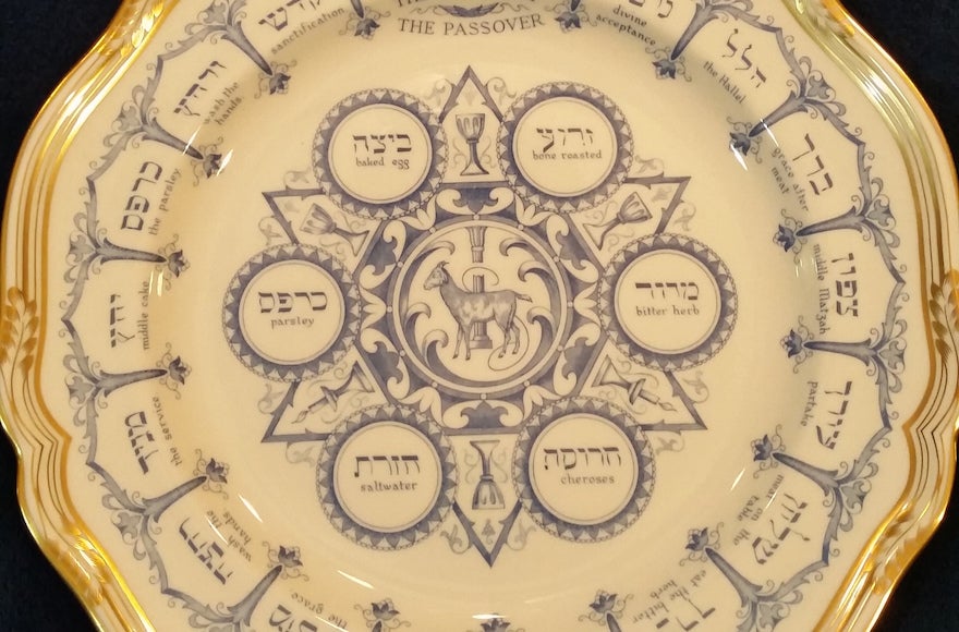 Joan Rivers' seder plate