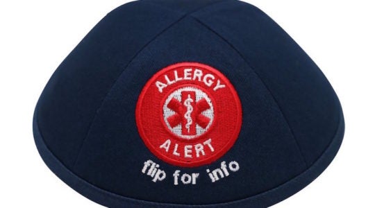 allergy kippah