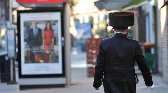 A Jewish man walking in northern London, the United Kingdom on Sept. 23, 2015. (Tony Margiocchi/Barcroft Media via Getty Images)