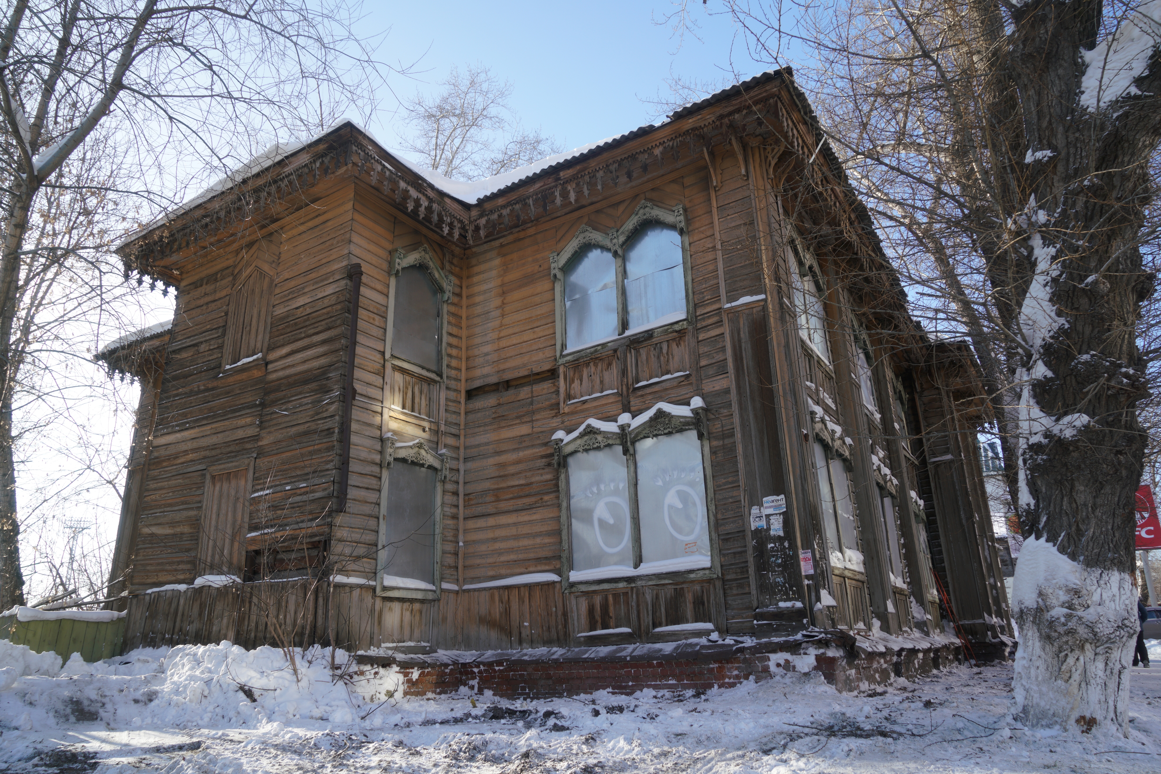 The Soldiers' Synagogue in Tomsk, Russia. (Cnaan Liphshiz)