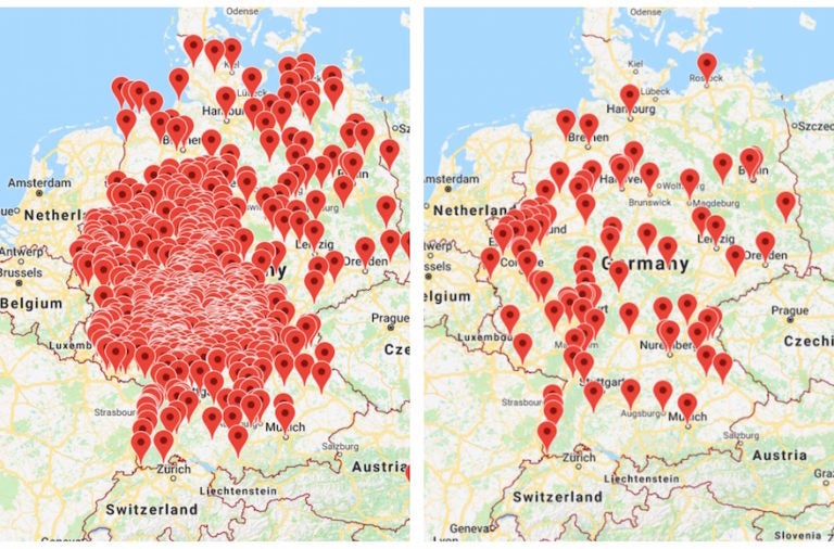 This map shows all of Europe's remaining synagogues - Jewish ...