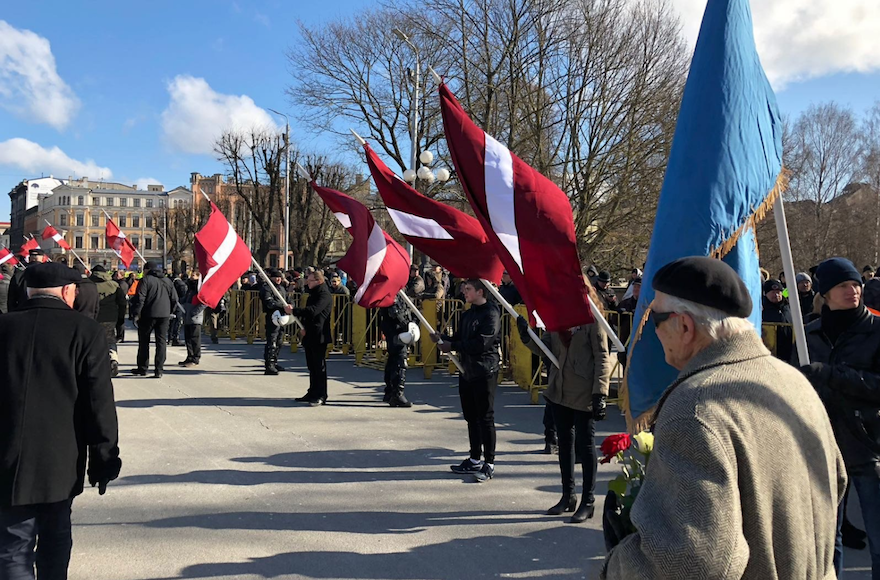 Hundreds march with Nazi SS veterans in Latvia - Jewish Telegraphic Agency