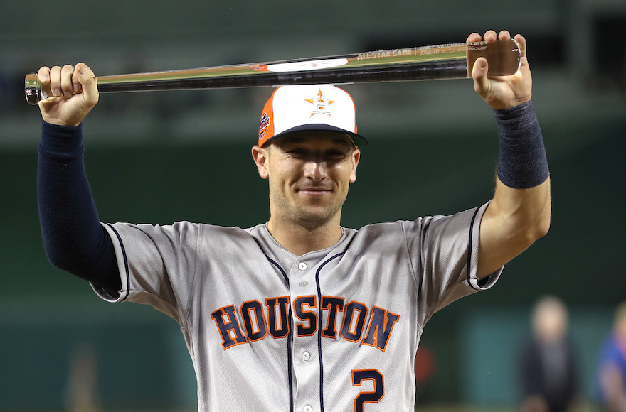 All-Star MVP Alex Bregman Takes Home a 2019 Camaro SS