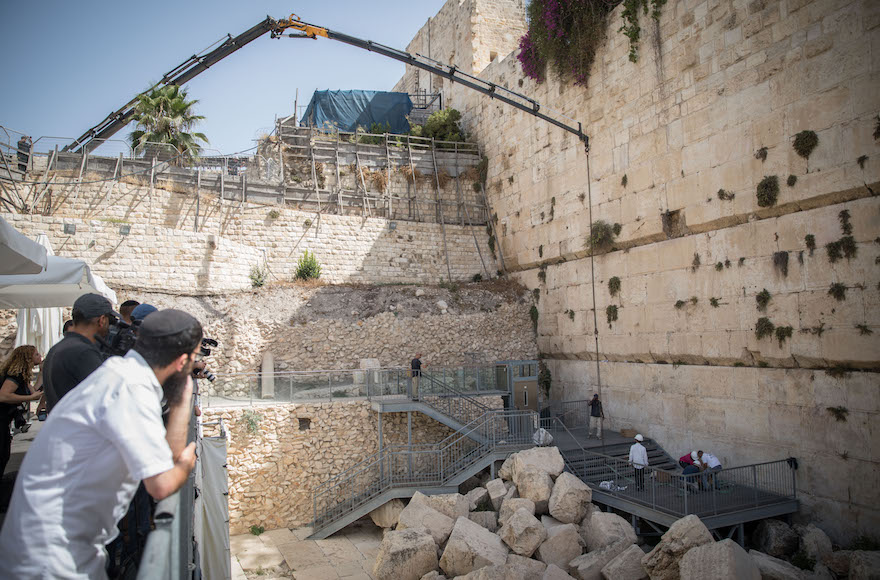 The Western Wall ‘spit out a stone,’ and some see a ...

