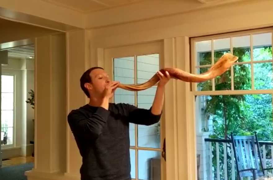 Mark Zuckerberg/ shofar