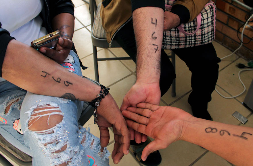 ID system for asylum seekers in Mexico recalls Holocaust tattoos - Jewish  Telegraphic Agency
