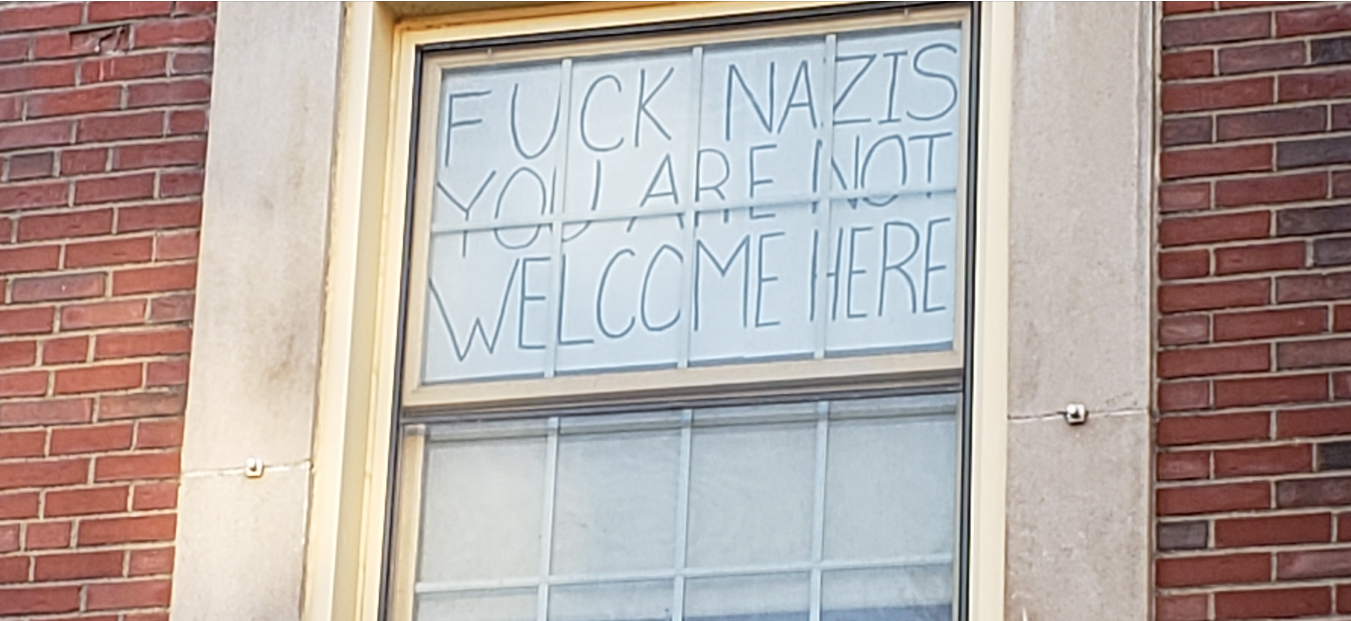 University of Massachusetts, nazi sign