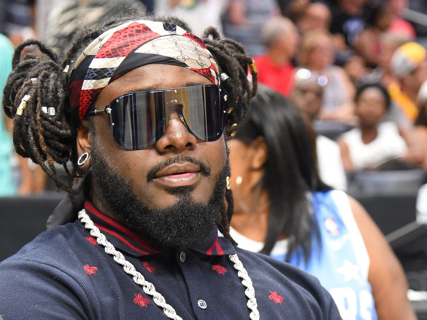 rapper t pain walks