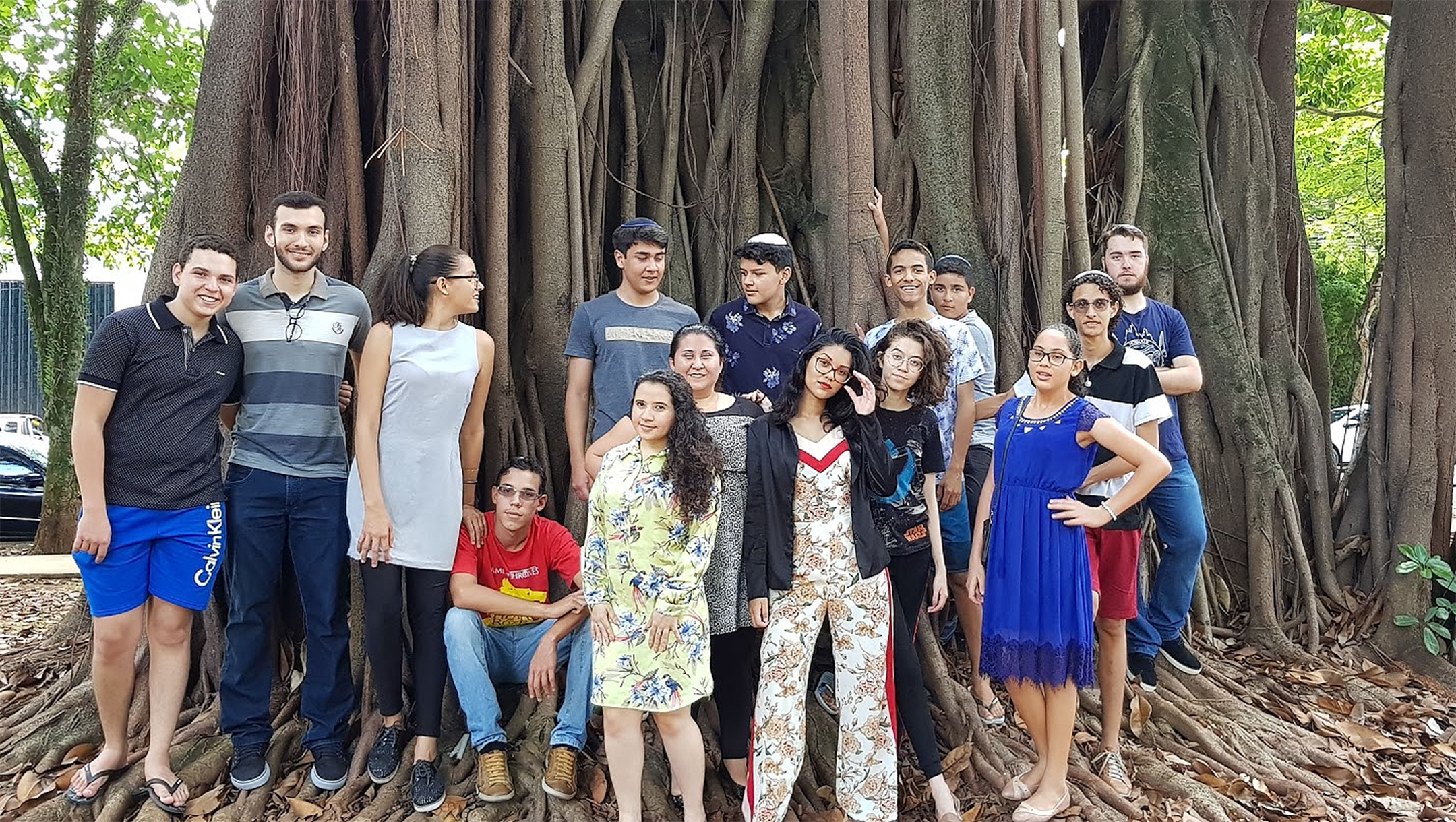 Participants of Brazil's Yeshiva Camp in Sao Paulo in 2018. (Courtesy of Yeshiva Camp)