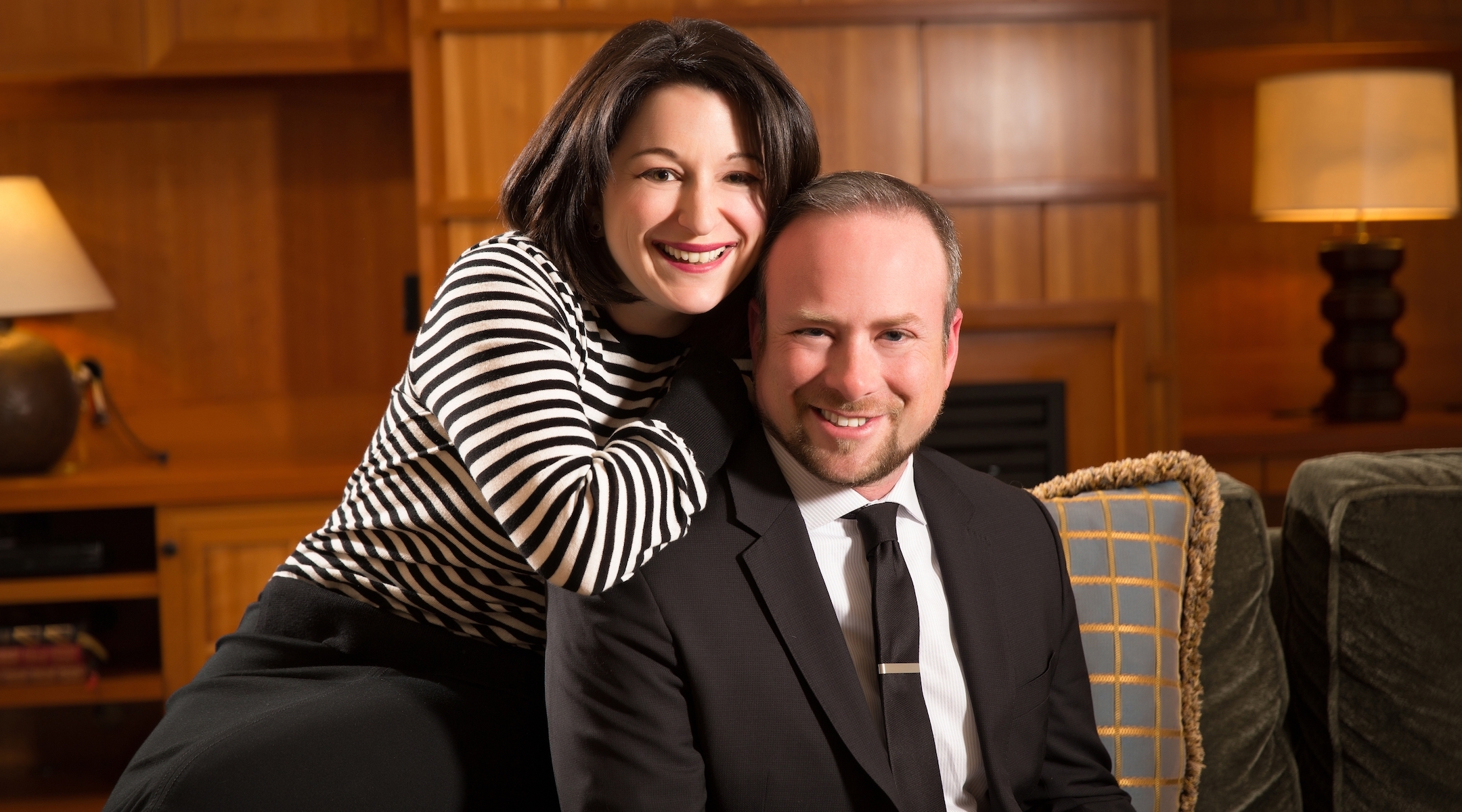 Ari Hoffman, pictured with his wife, Jessica Russak-Hoffman, was inspired to run for Seattle City Council after protesting vandalism and drug use in his synagogue's cemetery. (Courtesy of Hoffman)