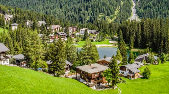 A view of Arosa, Switzerland in summer. (Olaf Protze/LightRocket via Getty Images)