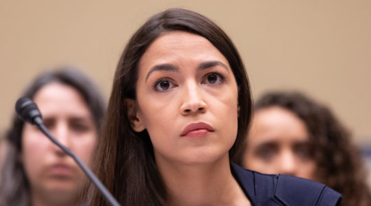 Alexandria Ocasio-Cortez at a House Oversight and Reform Committee hearing, July 12, 2019. (Aurora Samperio/NurPhoto via Getty Images)