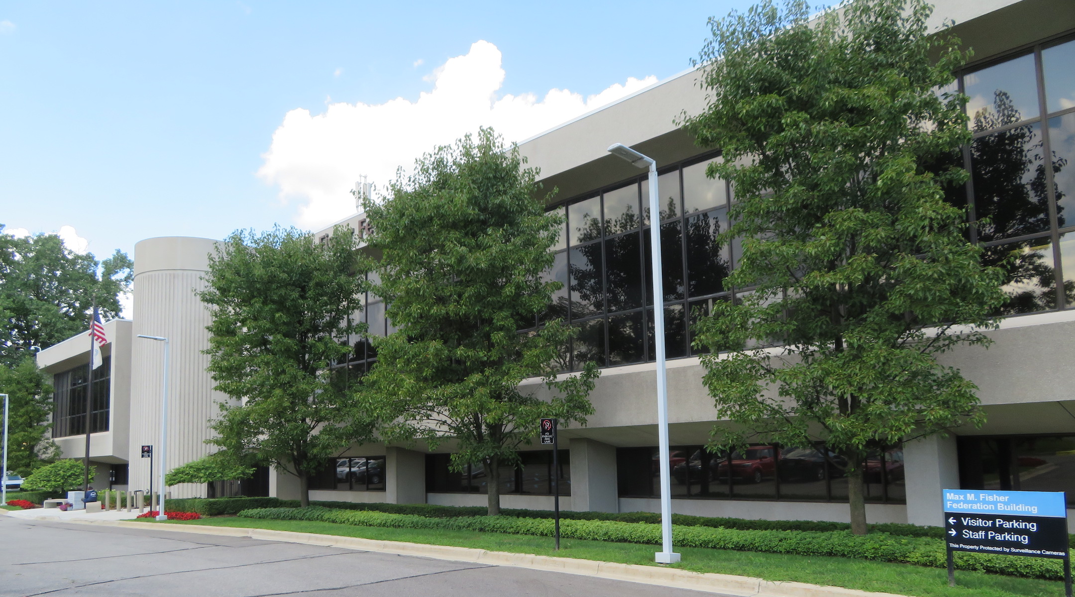 A Jewish federation building