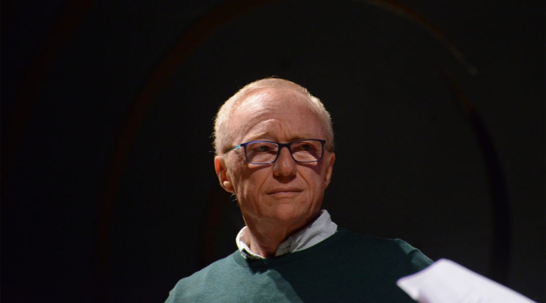 David Grossman at a speaking event at Porto Alegre, Brazil on Oct. 30, 2016 (Fronteiras do Pensamento/Luiz Munhoz/Wikemedia Commons)