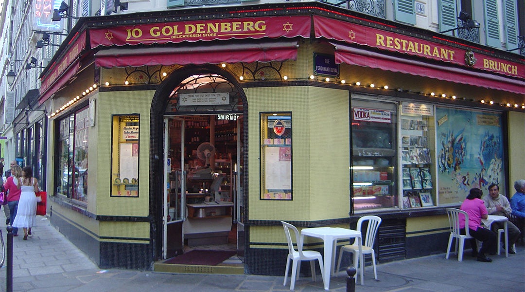 The Jo Goldenberg Restaurant in Paris, France on June 12, 2005. (David Monniaux/Wikimedia Commons)