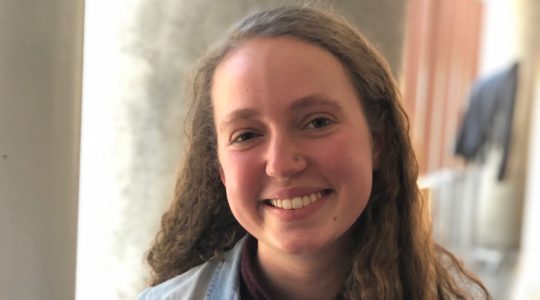 Sylvie Rosen, 22, was a staff member at Ramah in the Rockies for five summers before running into controversy there this year. (Courtesy of Rosen)