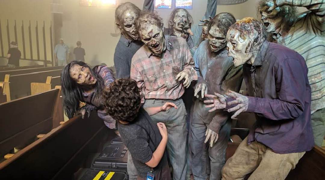 The Walking Dead stars shed fear and tears on the set of Dead City