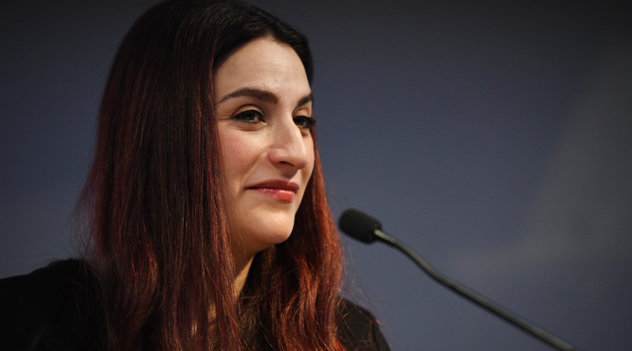 U.K. parliament member Luciana Berger announces her resignation from the Labour Party at a press conference in London, Feb. 18, 2019. (Leon Neal/Getty Images)