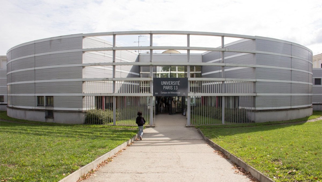 The entrance to Paris 13 University in France. (Courtesy of Paris 13)