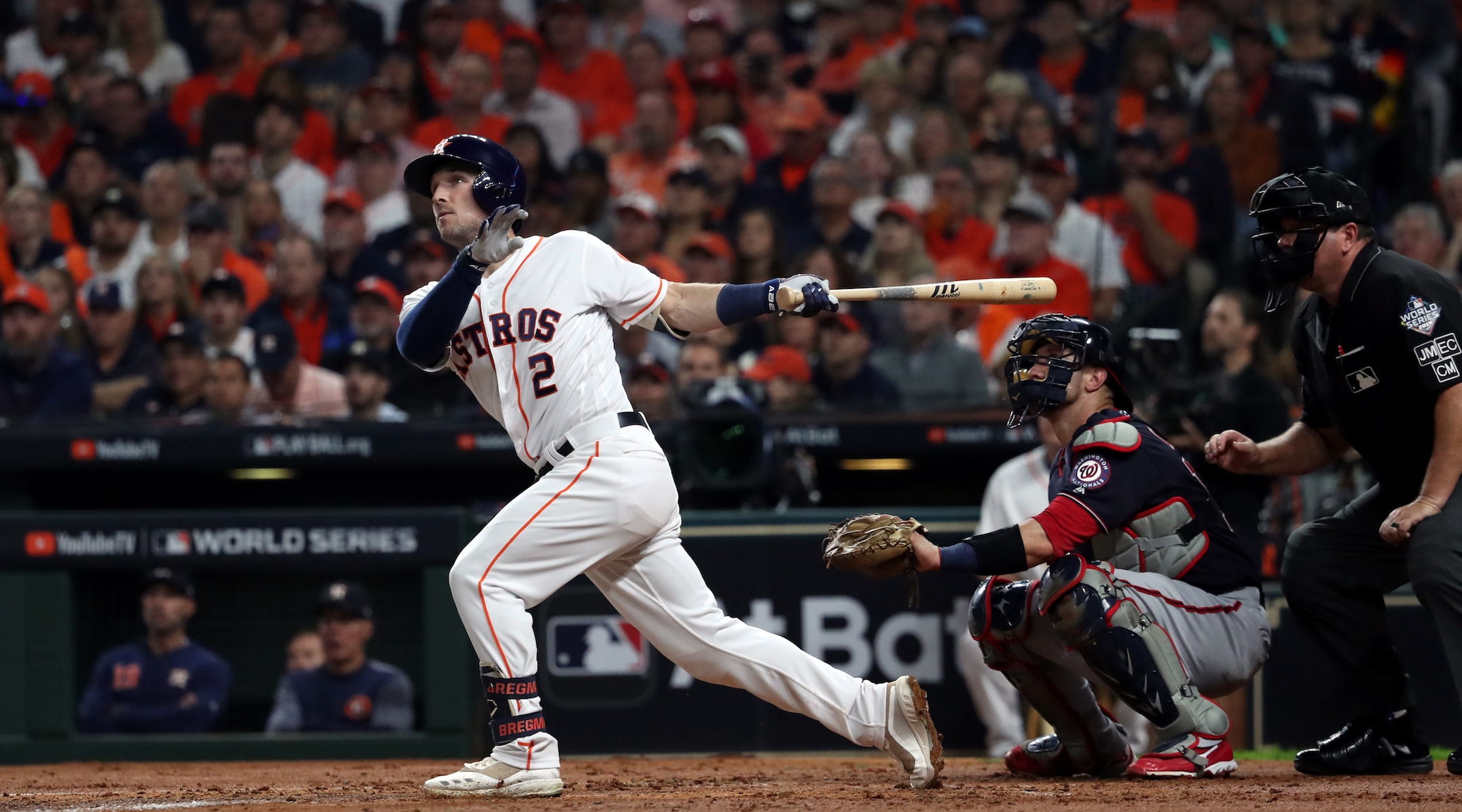 Alex Bregman Game-Used Jersey- MLB Record for Postseason Home Runs by a 3B