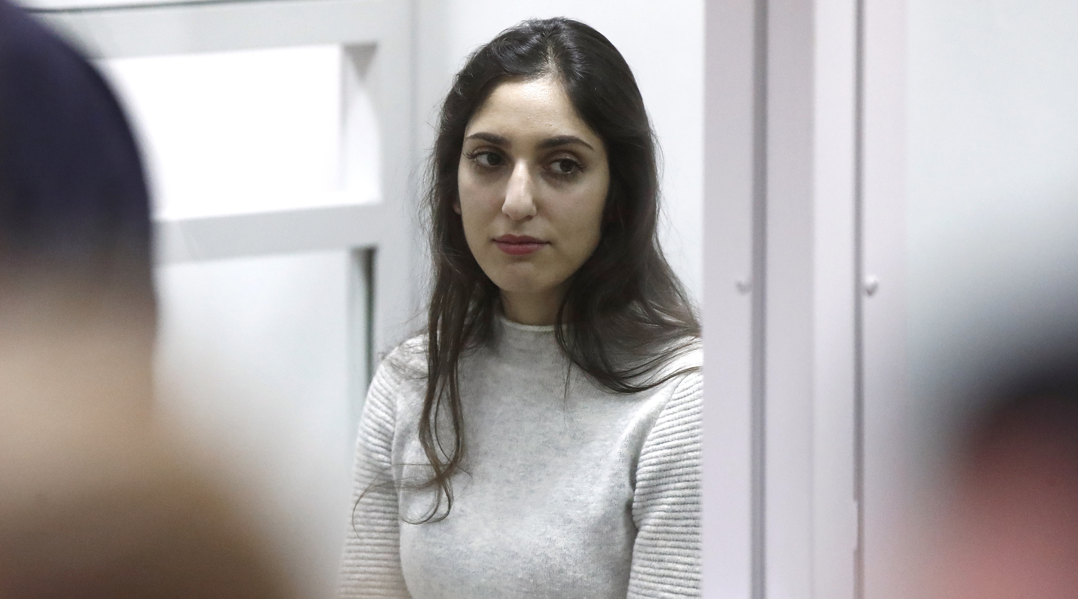 Naama Issachar attends an appeal hearing at the Moscow Region Court in Krasnogorsk, Russia on Dec. 19, 2019. (Artyom Geodakyan/Getty Images)