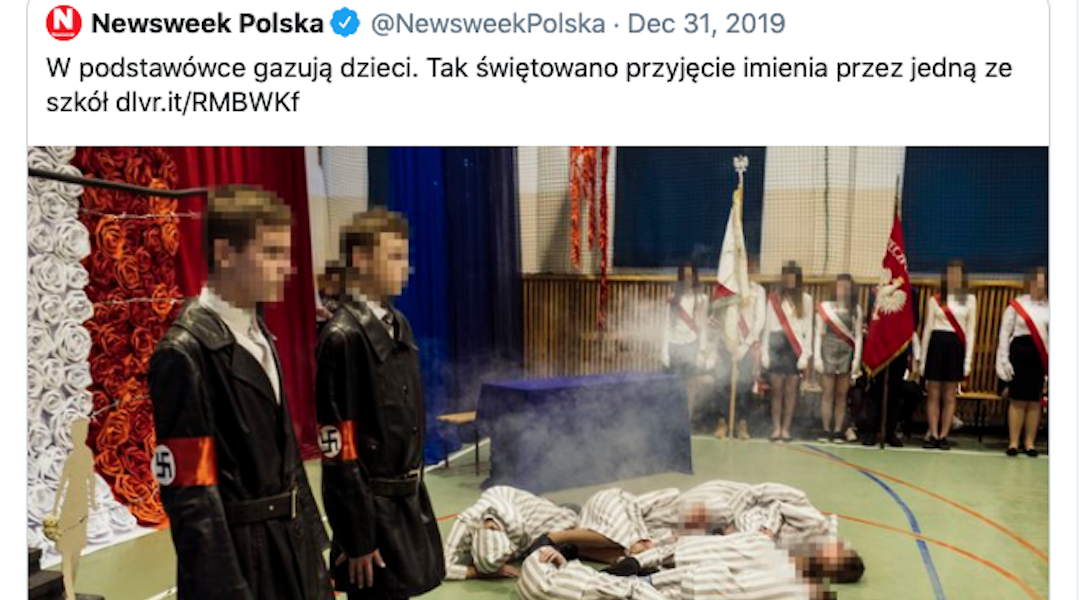 Auschwitz Museum Condemns Polish School S Reenactment Of Nazi Gas
