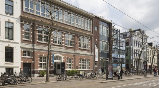 The Amsterdam building that used to house the Reform Seminary and children's detainment facility where Betty Goudsmit-Oudkerk helped saved hundreds of Jewish children. (Luuk Kramer/Courtesy of the Jewish Cultural Quarter of Amsterdam)