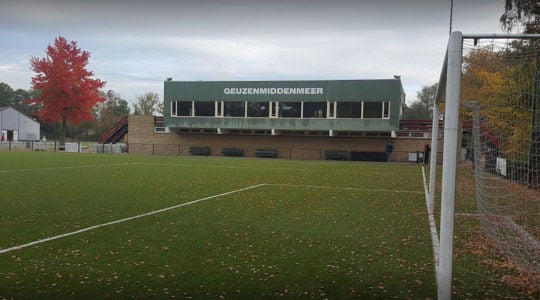 The soccer pitch of the GeuzenMeer soccer team in Amsterdam, the Netherlands (Google Maps)