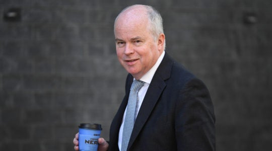 Former journalist and political advisor Robbie Gibb arriving to the residence of the British prime minister in London, UK on May 24, 2019. (Leon Neal/Getty Images)