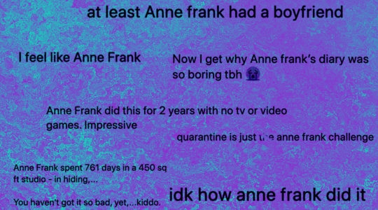 anne frank tweets