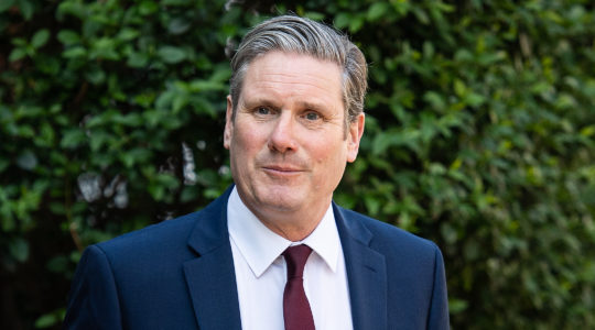 Labour Party leader Keir Starmer leaving his home in London, UK on April 22, 2020. (Leon Neal/Getty Images)